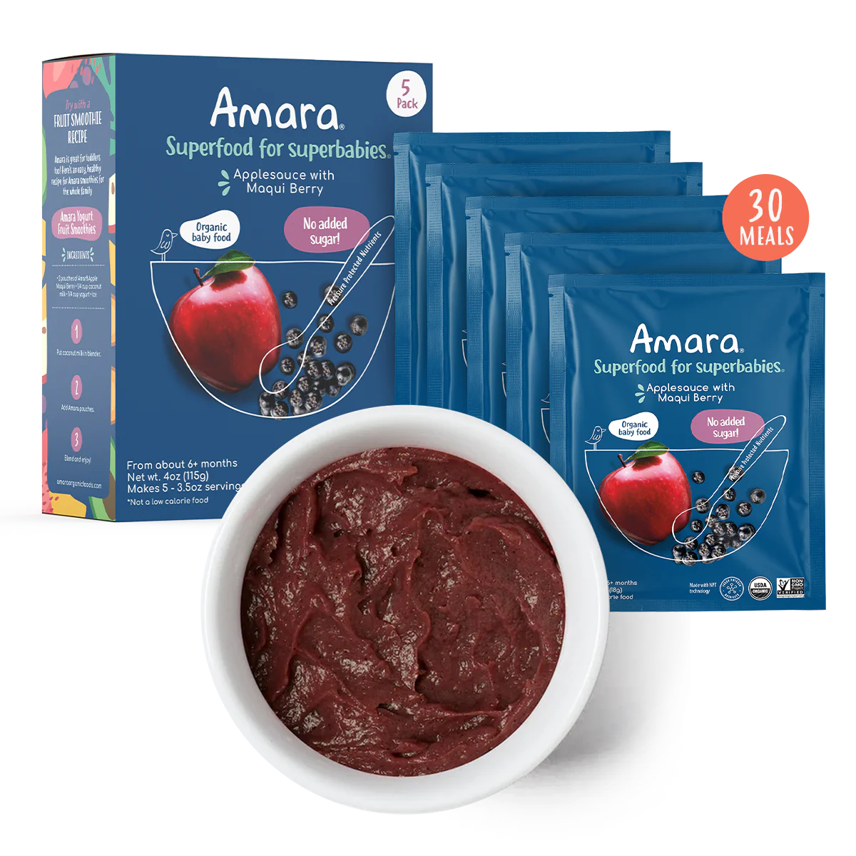 2PACK- Applesauce with Maqui Berry - Image 11
