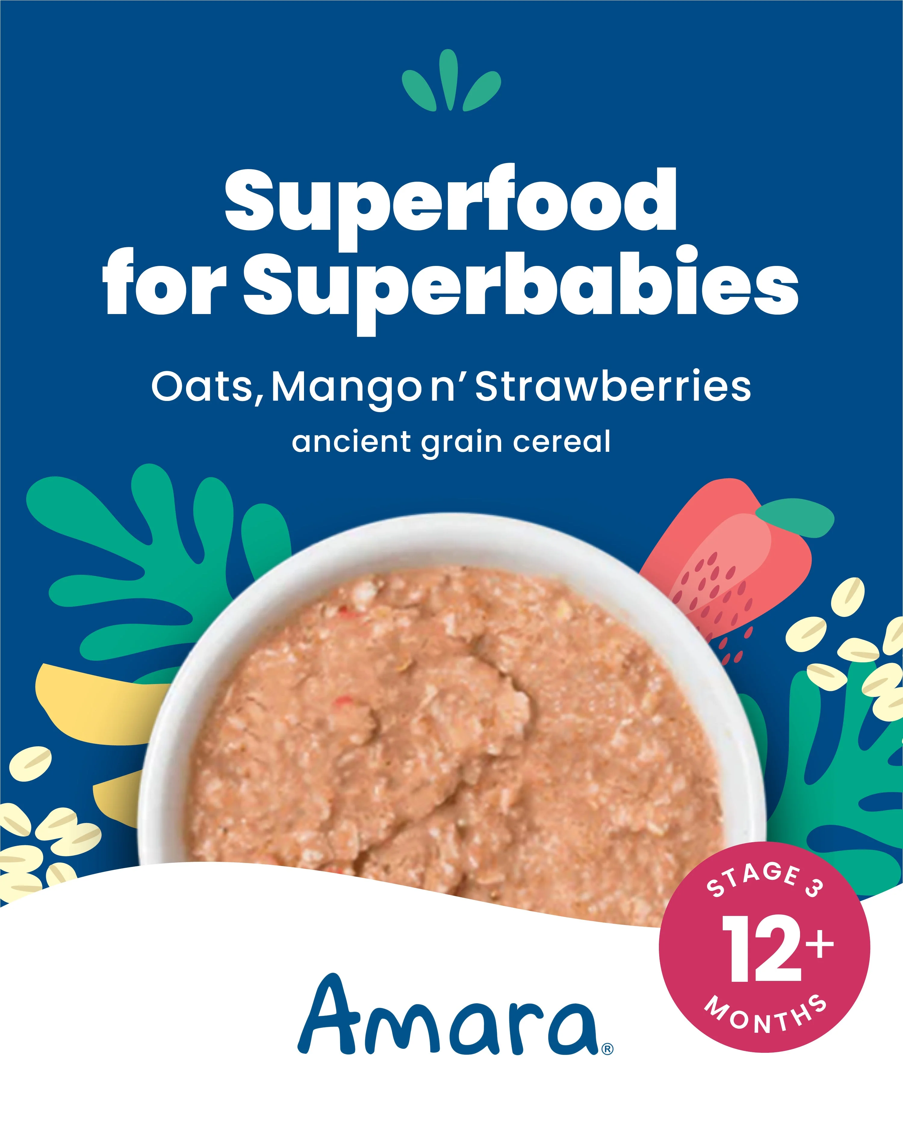2PACK-Oats, Mango n' Strawberry I Ancient Grain Cereal - Image 2