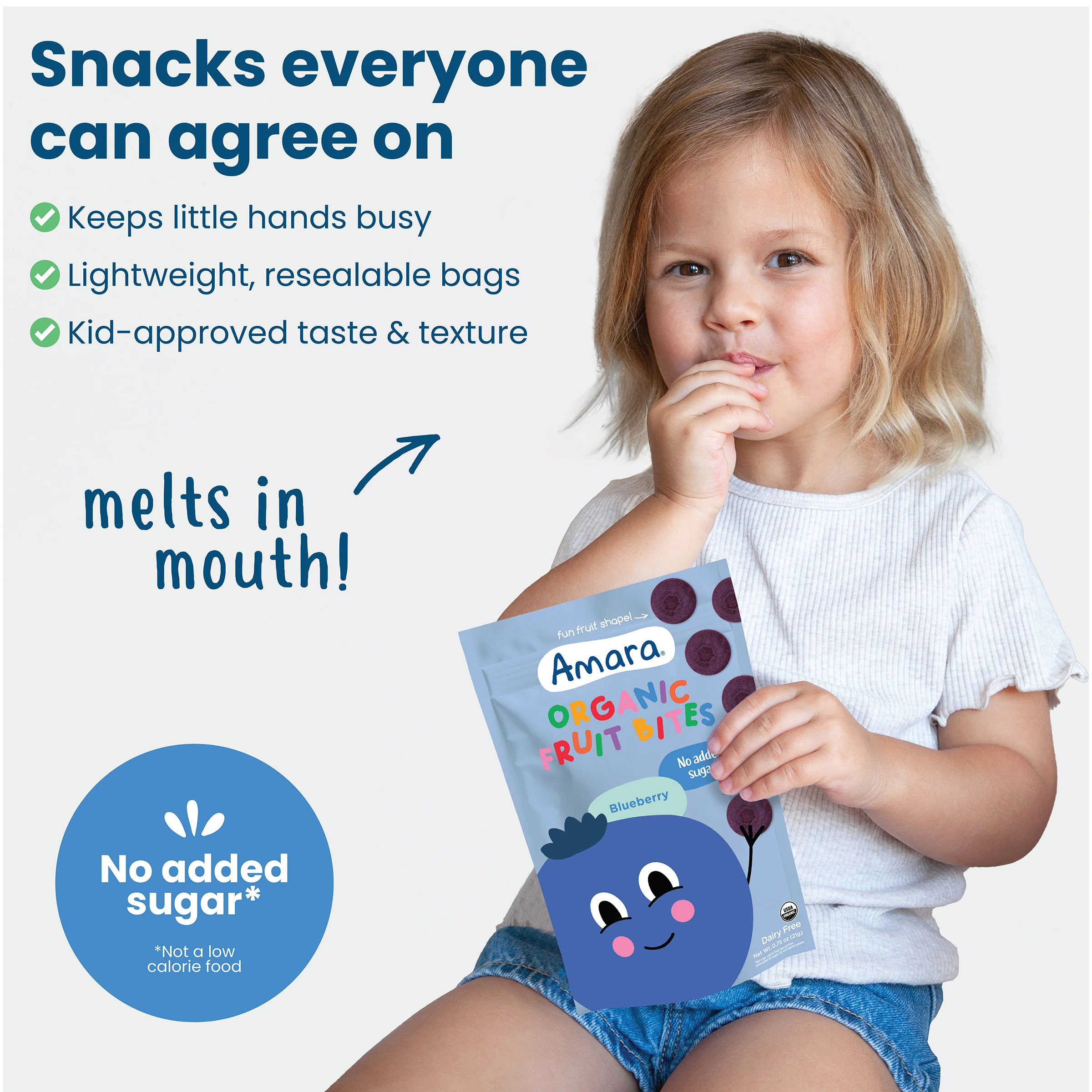 Blueberry Organic Fruit Bites - Image 3