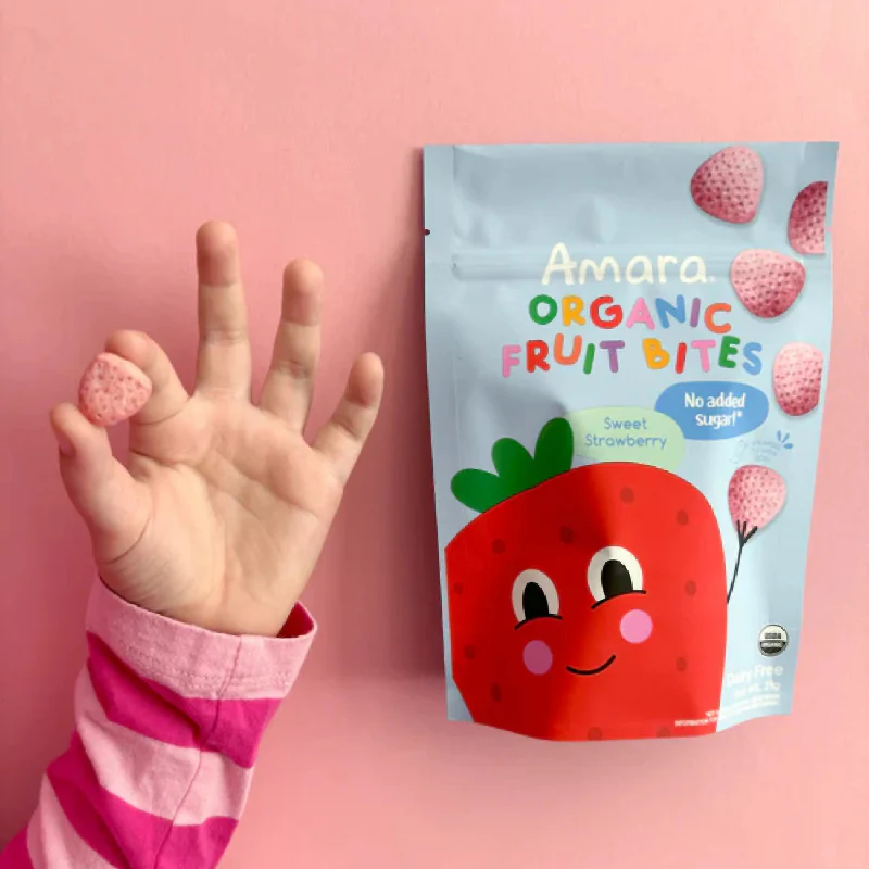 Sweet Strawberry Organic Fruit Bites - Image 2