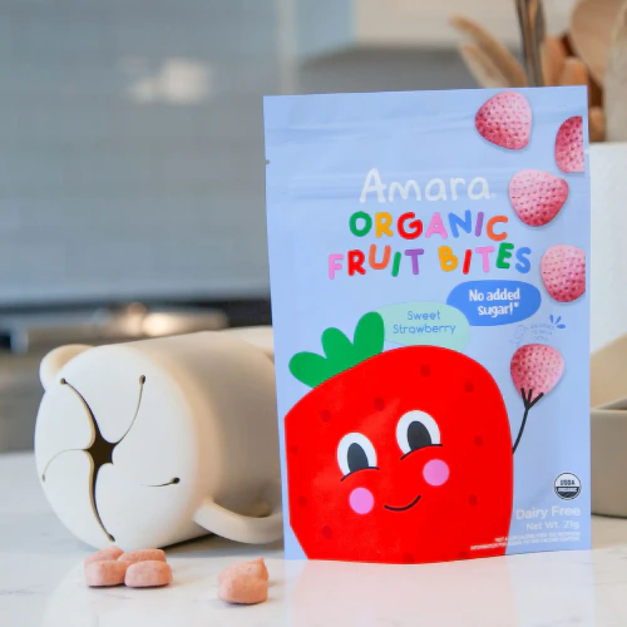 Sweet Strawberry Organic Fruit Bites - Image 6