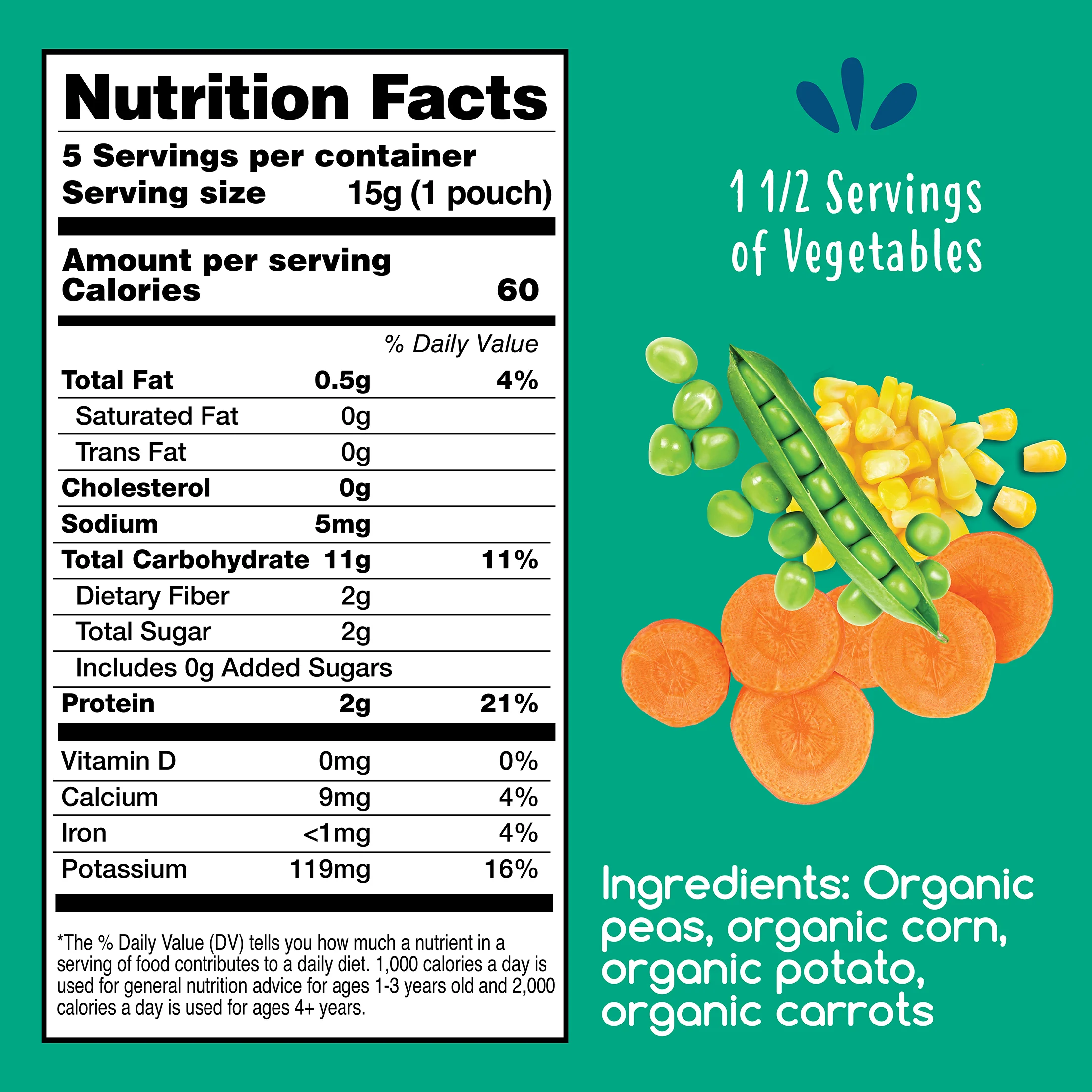 Veggie Blend: Peas, Corn & Carrots - Image 7